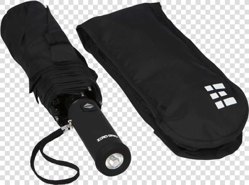 Compact Travel Umbrella With Flashlight   Umbrella  HD Png DownloadTransparent PNG