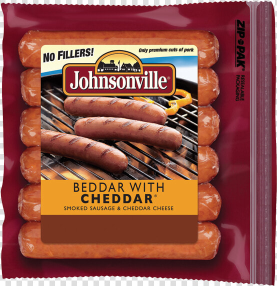 Johnsonville Beddar W Cheddar Sausage  HD Png DownloadTransparent PNG