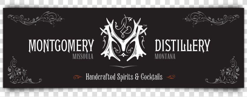 Montgomery Distillery Vinyl Banner   Graphic Design  HD Png DownloadTransparent PNG