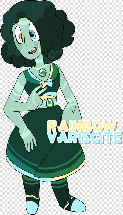 Rainbow Variscite species   Cartoon  HD Png DownloadTransparent PNG