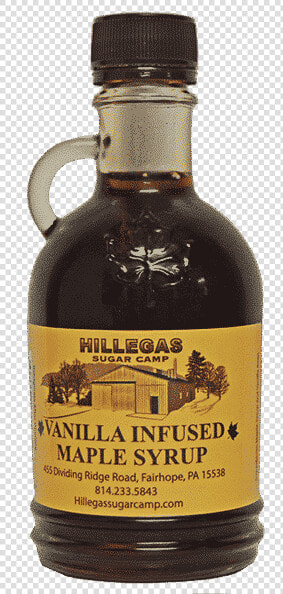 Hillegas Sugar Camp Vanilla Infused Maple Syrup   Maple Syrup  HD Png DownloadTransparent PNG