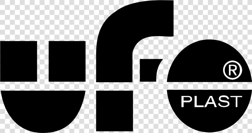 Ufo Plast Logo Black And White   Ufo  HD Png DownloadTransparent PNG