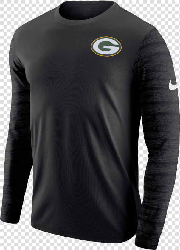 Green Bay Packers Enzyme Pattern Long Sleeve 0   Nike Basketball Shirts  HD Png DownloadTransparent PNG