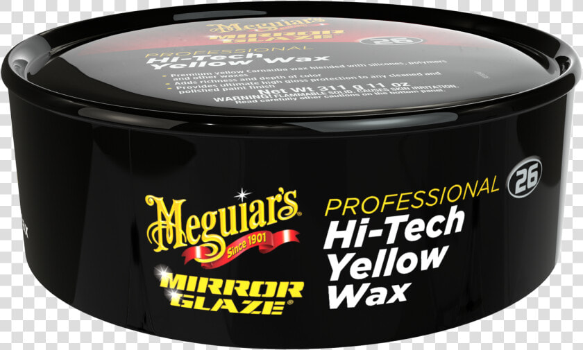 M26 Mirror Glaze® Hi tech Yellow Wax  Paste   Meguiars  HD Png DownloadTransparent PNG