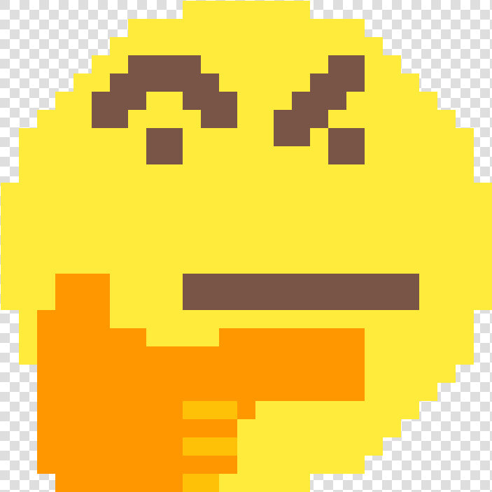 Dank Thonking Emoji   Super Mario Goomba Pixel Art  HD Png DownloadTransparent PNG