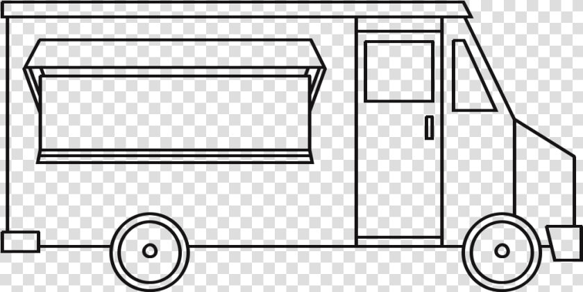 Food Truck Icon   Drawing Of A Food Truck  HD Png DownloadTransparent PNG