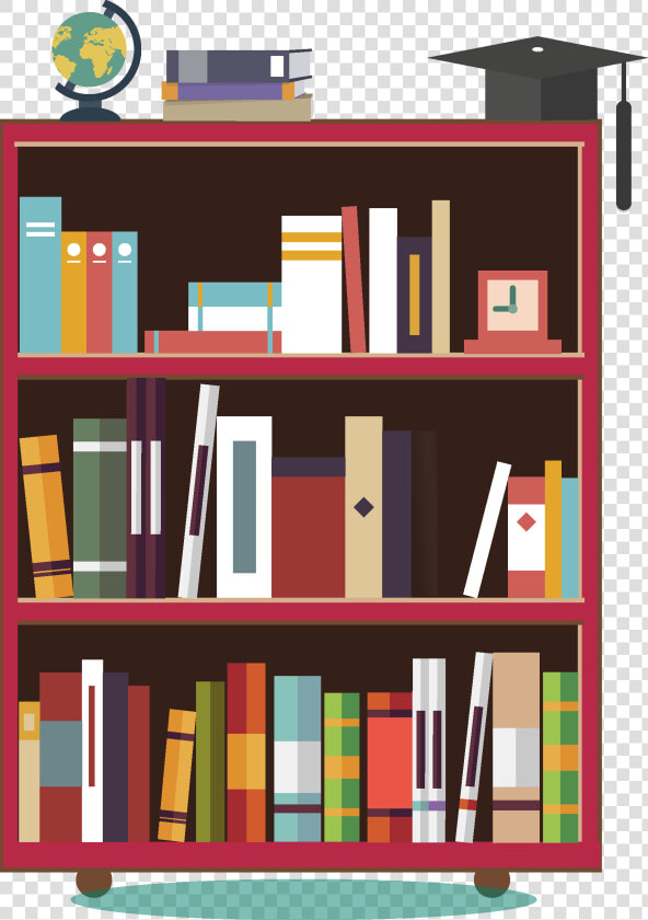 Shelf Vector Shelving   Book Shelf Clipart  HD Png DownloadTransparent PNG