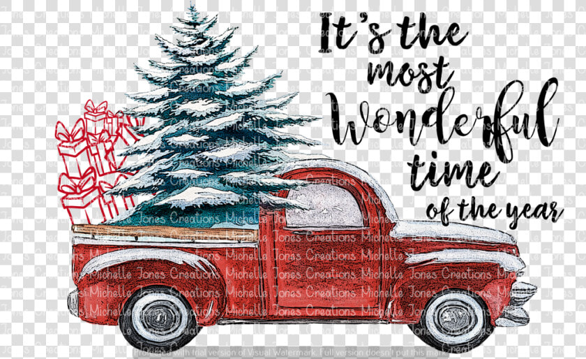 It  39 s The Most Wonderful Time Of The Year Truck  HD Png DownloadTransparent PNG