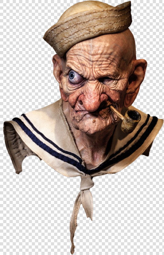 3d Printed Popeye Bust   Old Version Of Popeye  HD Png DownloadTransparent PNG