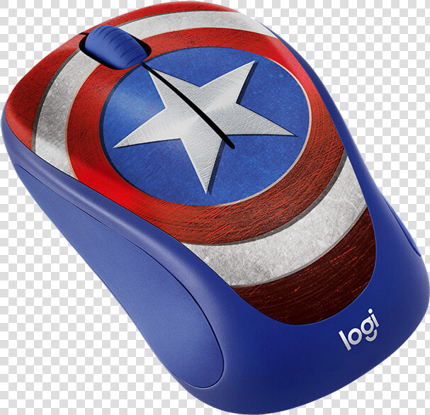 Disney Marvel Collection   Captain America Logitech Mouse  HD Png DownloadTransparent PNG