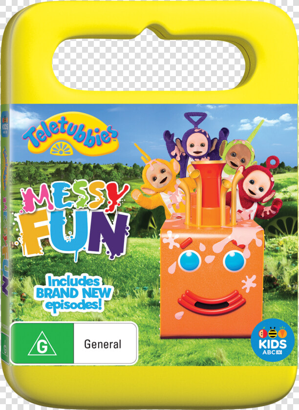 Transparent Dvd Player Clipart   Teletubbies Dvd Messy Fun  HD Png DownloadTransparent PNG