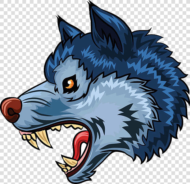 Mouth Clipart Wolf Graphics Illustrations Free On Transparent   Growling Wolf Cartoon  HD Png DownloadTransparent PNG