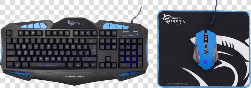 White Shark Keyboard Mouse Mouse Pad Gc 3101 Cherokee   White Shark Cherokee  HD Png DownloadTransparent PNG