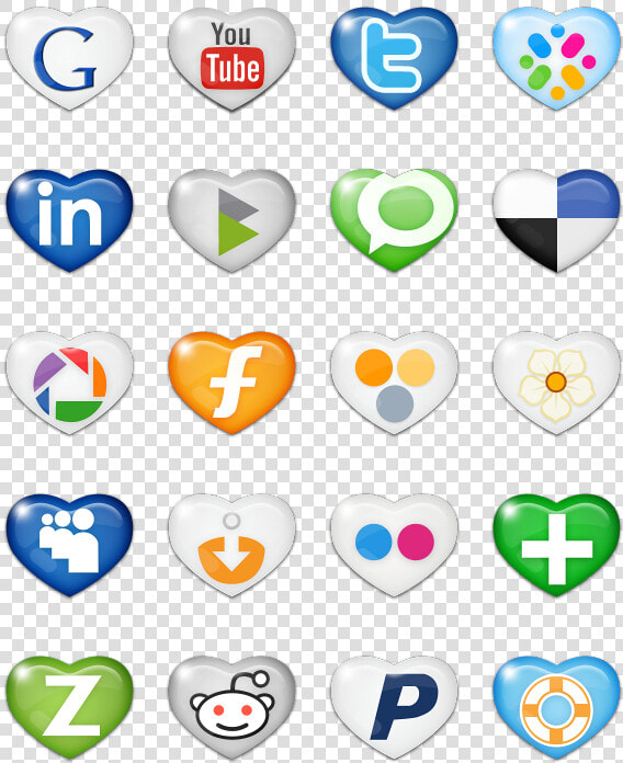 Sweet Social Media Icon Pack By Custom Icon Design   Social Media Icons  HD Png DownloadTransparent PNG