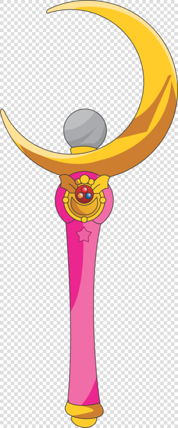 Sailor Moon Wand Transparent   Moon Stick Png  Png DownloadTransparent PNG