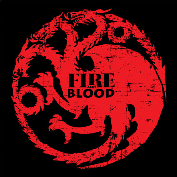 Casa Targaryen   House Targaryen Game Of Throne Fire And Blood  HD Png DownloadTransparent PNG