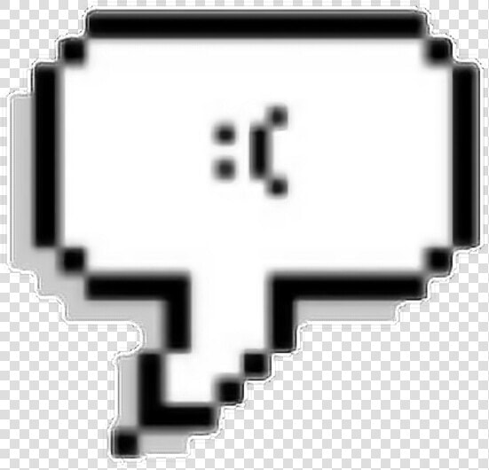  pixel  pixels  sad  sadface  smilies  emoticon  emoji   Pixel Speech Bubble Ew  HD Png DownloadTransparent PNG