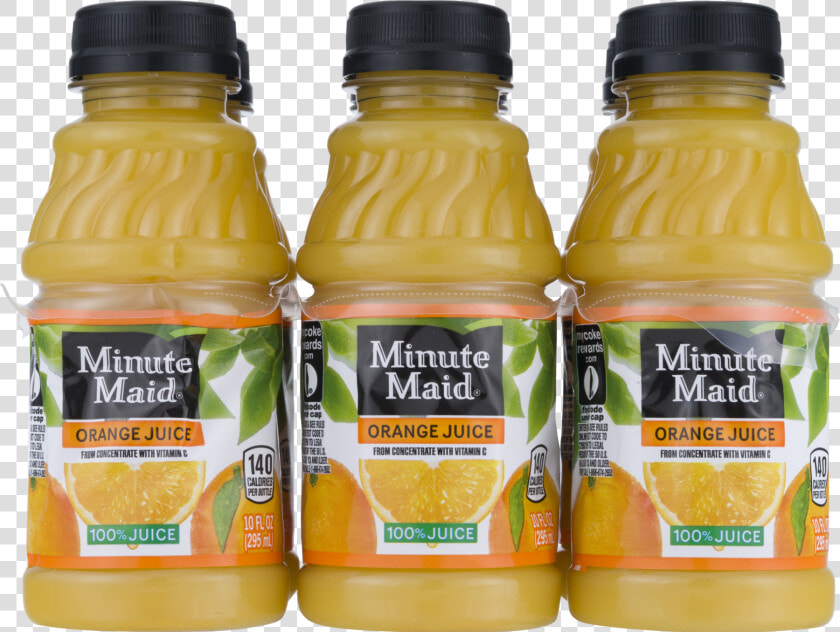 Minute Maid 100  Juice  Orange  10 Fl Oz  6 Count  HD Png DownloadTransparent PNG