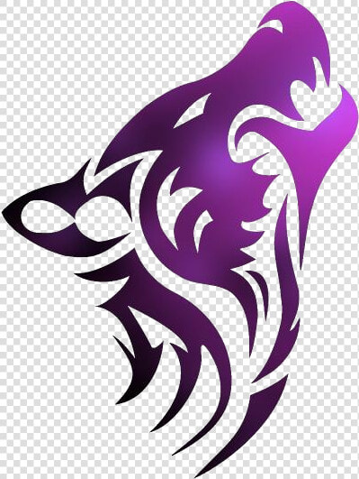 Transparent Howling Wolf Tattoo Designs Silhouette    Tribal Wolf Tattoo  HD Png DownloadTransparent PNG