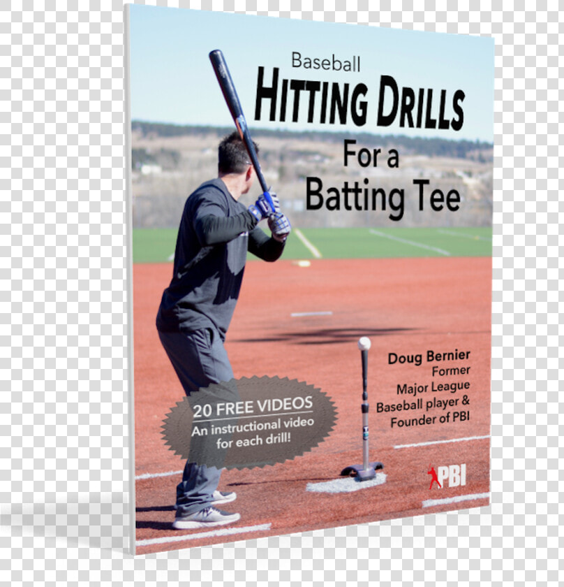 Pbi Batting Tee Drills Book   Baseball Hitting Drills For A Batting Tee  Practice  HD Png DownloadTransparent PNG