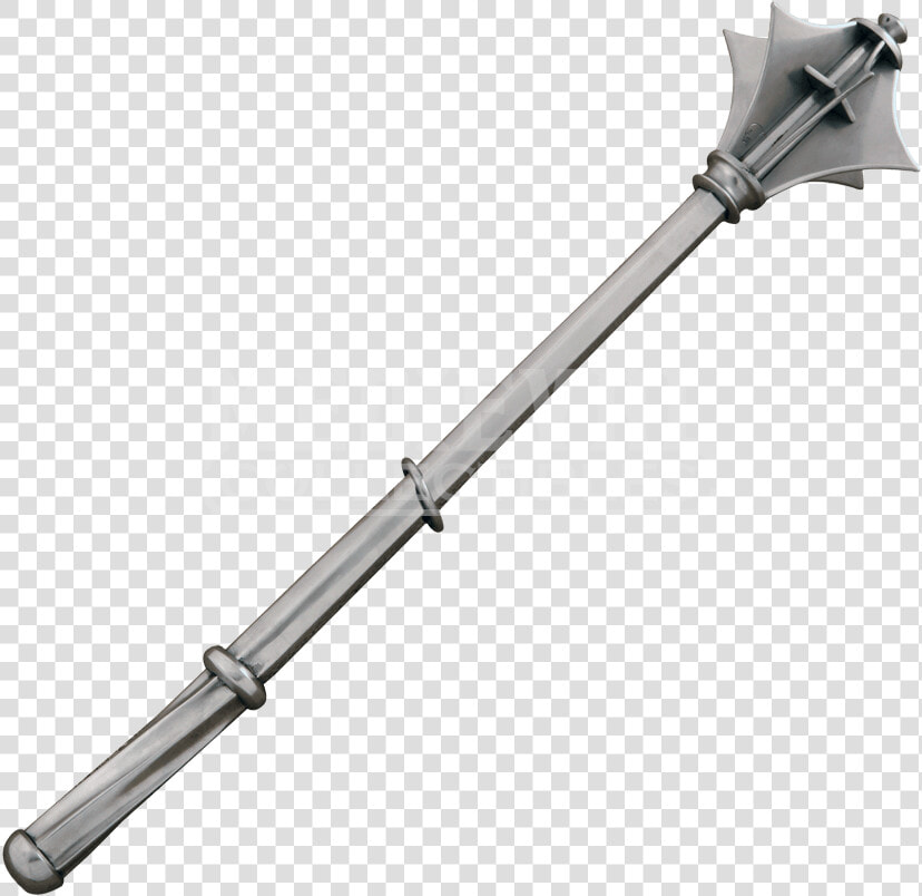 Transparent Medieval Png   Two Handed Flanged Mace  Png DownloadTransparent PNG