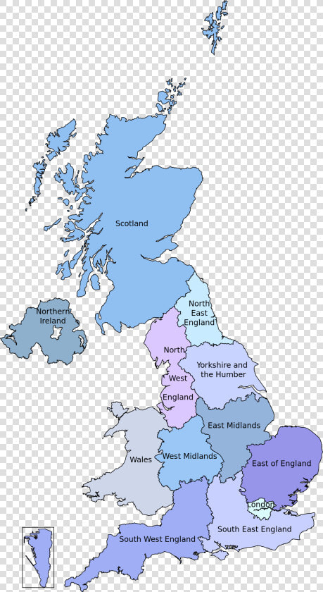 England Map Png   Png Download   European Elections 2019 Uk Polls  Transparent PngTransparent PNG