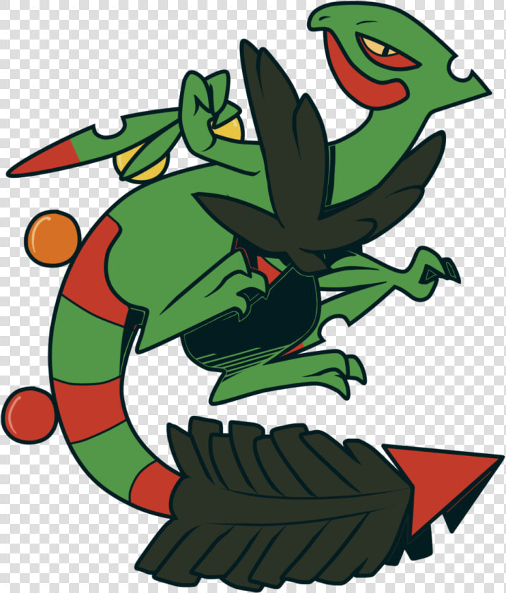 Transparent Mega Sceptile Png   Mega Sceptile Dream World Art  Png DownloadTransparent PNG