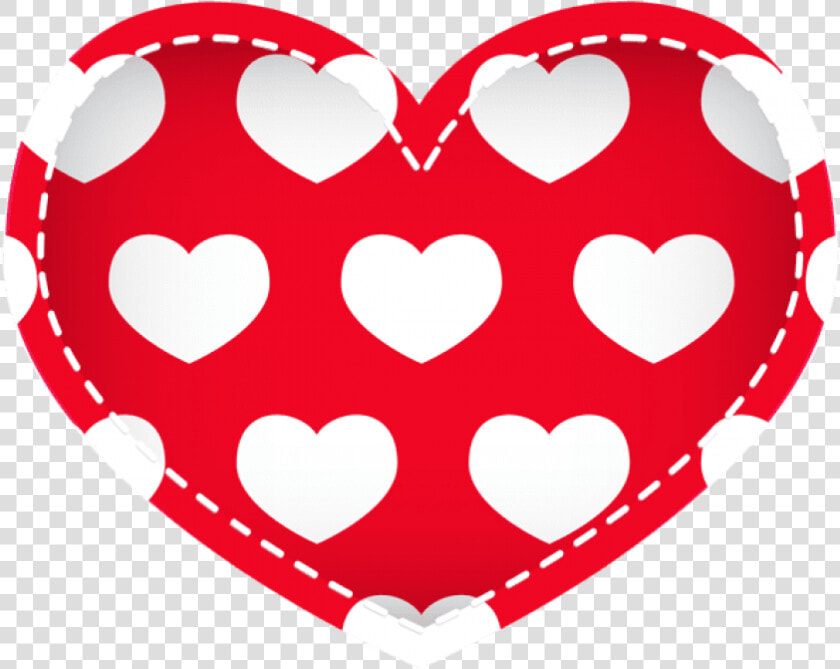 Free Png Red Heart With Hearts Png Clipart   Png Download   Portable Network Graphics  Transparent PngTransparent PNG