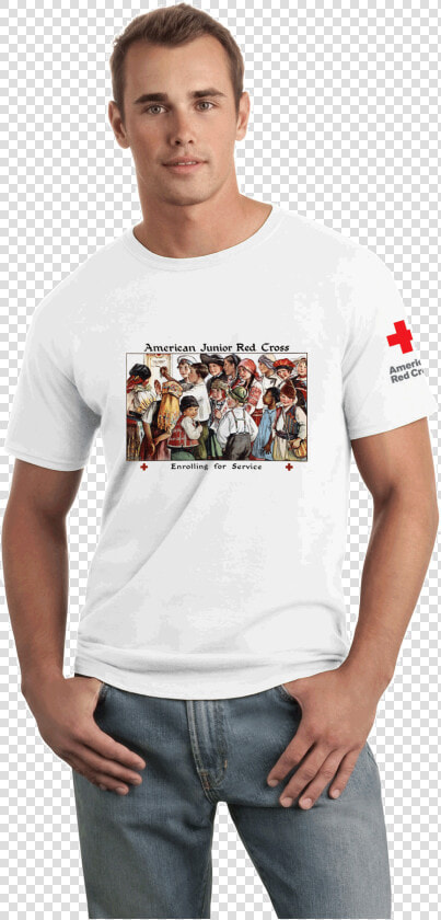 Unisex T Shirt With American Junior Red Cross Kids   Gildan 64000 Unisex Softstyle  HD Png DownloadTransparent PNG