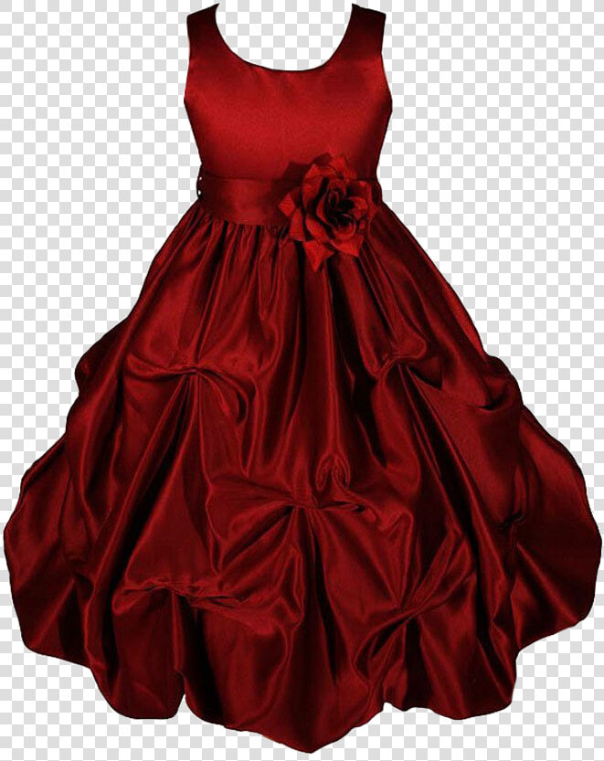 Transparent Girl In Dress Png   Maroon Dress For Girls  Png DownloadTransparent PNG