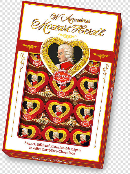 Reber Mozart Herz’l® Packung   Illustration  HD Png DownloadTransparent PNG