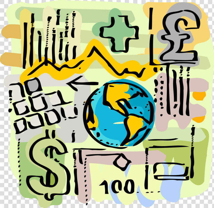 Vector Illustration Of International Finance Planet  HD Png DownloadTransparent PNG