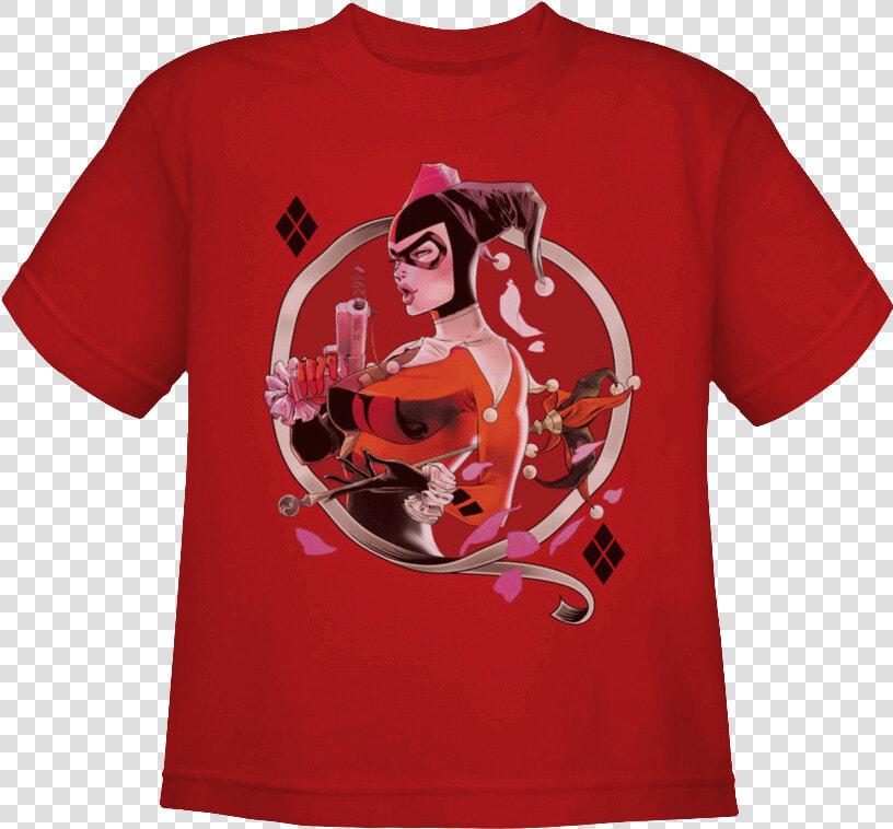 Gotham City Siren Harley Quinn Kids T shirt  HD Png DownloadTransparent PNG