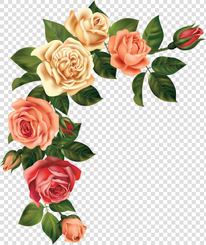 Transparent Flower Garden Clipart   Rustic Peach Flower Png  Png DownloadTransparent PNG