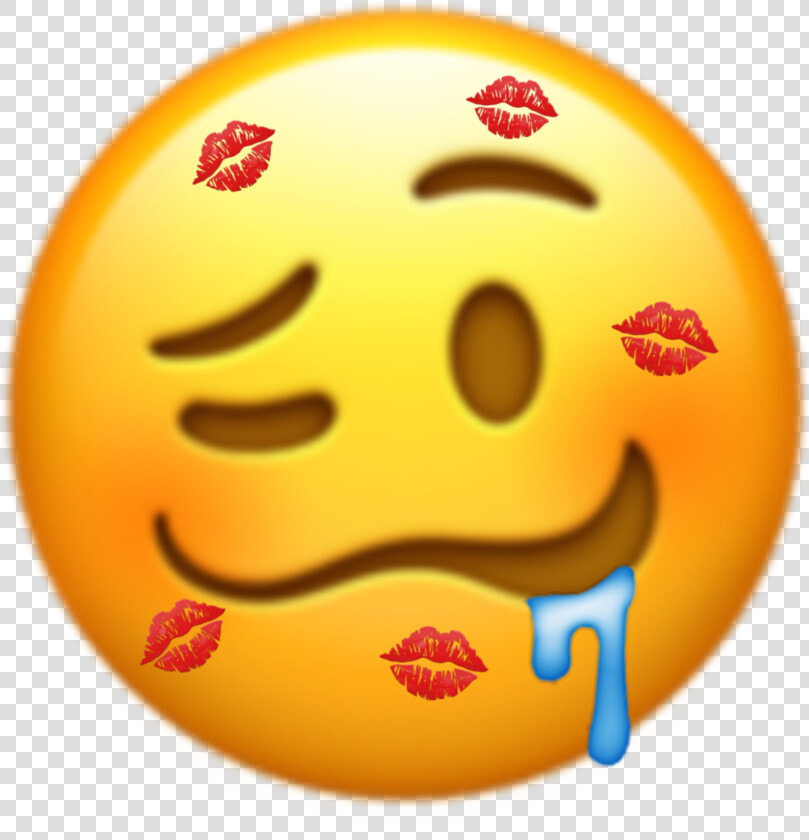  emojiiphone  iphone  emoji  emoticon  emoticones  besos   Smiley  HD Png DownloadTransparent PNG