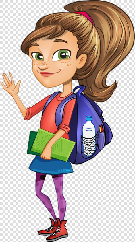 Girl Student Clipart   Female Student Clip Art  HD Png DownloadTransparent PNG