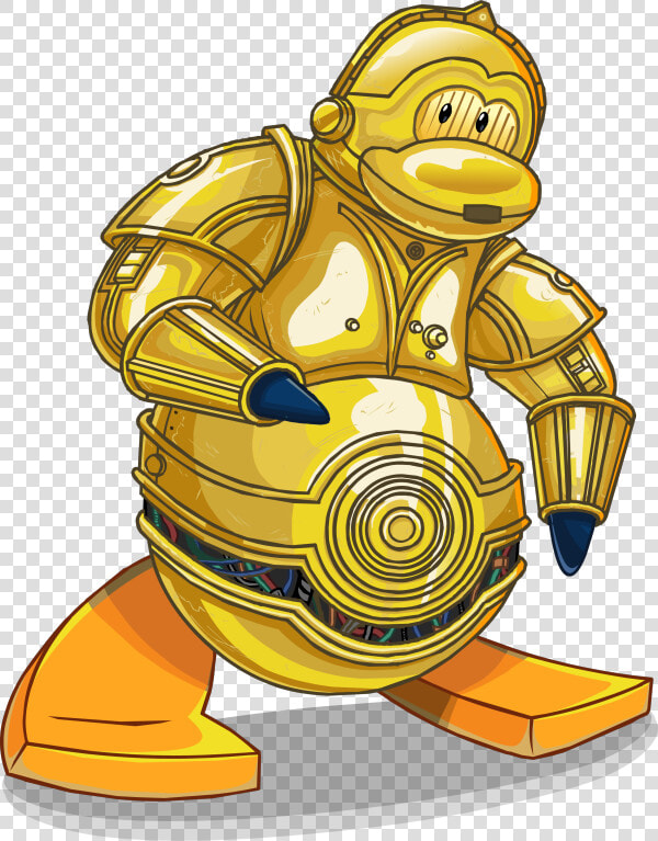 C3po   Club Penguin Star Wars Puffle  HD Png DownloadTransparent PNG