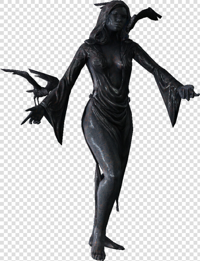 Shrineofnocturnal   Elder Scrolls Nocturnal Statue  HD Png DownloadTransparent PNG