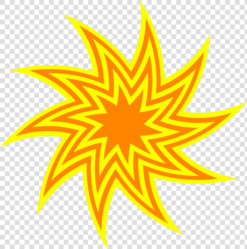 Yellow And Orange Star Swirl   Red Coloured Star With Png  Transparent PngTransparent PNG