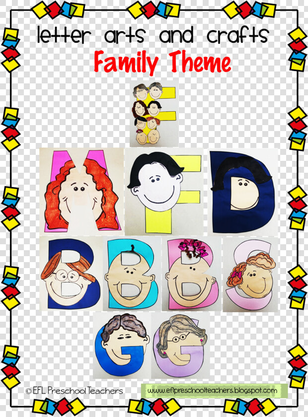 And There Is The Letter Arts And Crafts For The Family   Arts And Crafts About Family  HD Png DownloadTransparent PNG