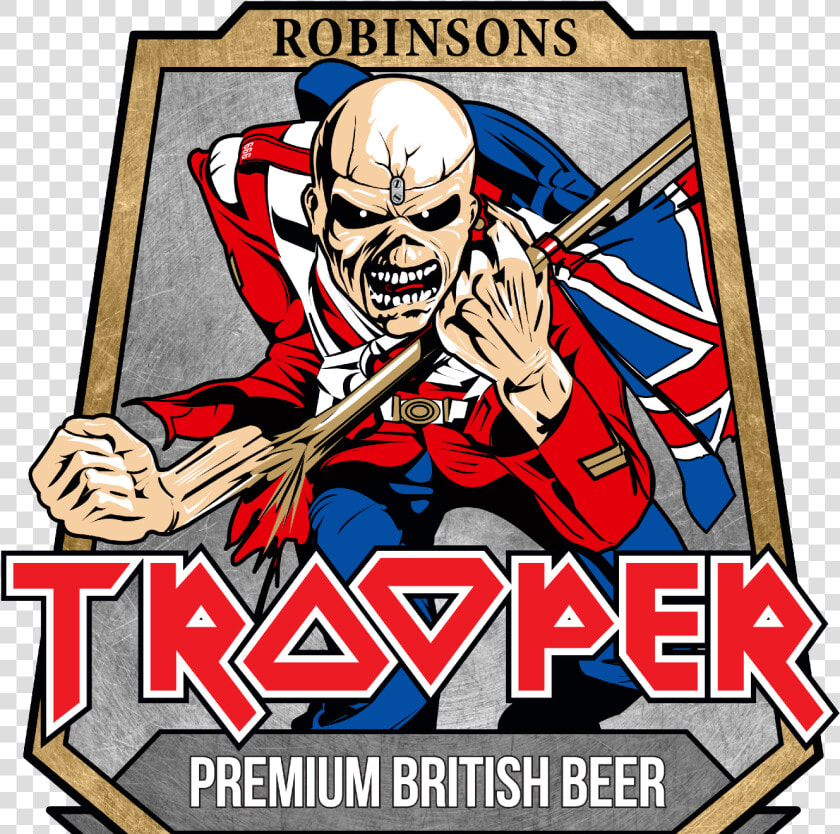 Iron Maiden Trooper Beer Keg   Png Download   Iron Maiden Trooper Beer Logo  Transparent PngTransparent PNG