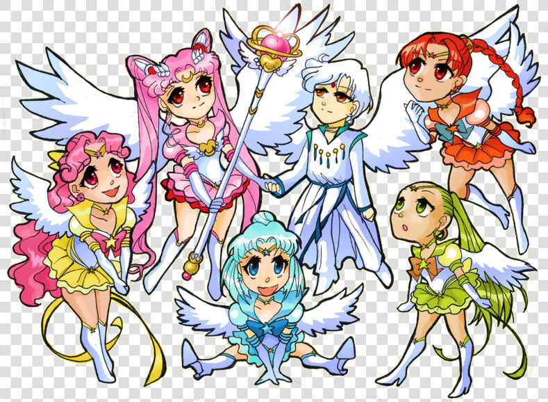 Transparent Sailor Moon Chibi Png   Chibiusa And Helios Chibi  Png DownloadTransparent PNG