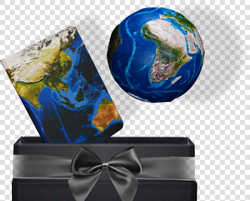 Earth Bundle 120mm Model Of Earth And Planet Earth   2004 Tsunami Map  HD Png DownloadTransparent PNG