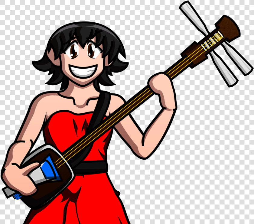 Tomo Takino Weapon String Instrument Musical Instrument   Azumanga Daioh Meme Gif  HD Png DownloadTransparent PNG