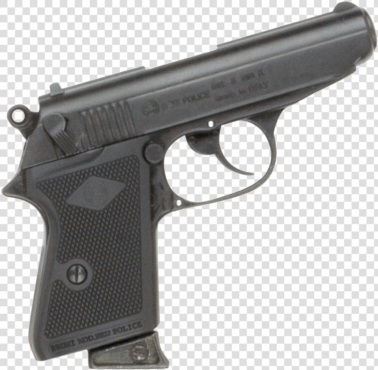 Blank Firing Black Walther Ppk Pistol   Kimber 1911 Tactical  HD Png DownloadTransparent PNG