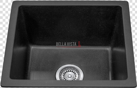 S4641 b Single Bowl Black Kitchen Sink 460 X 410mm   Black Single Bowl Sink  HD Png DownloadTransparent PNG