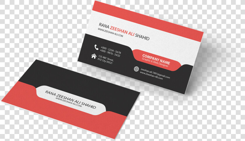 Single Side Simple Visiting Card Design  HD Png DownloadTransparent PNG