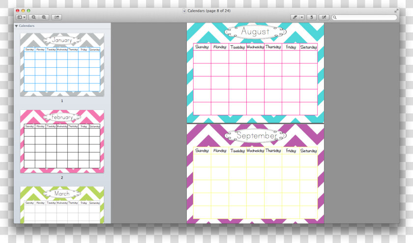 Calendar Screen Shot tracing Months   Pattern  HD Png DownloadTransparent PNG