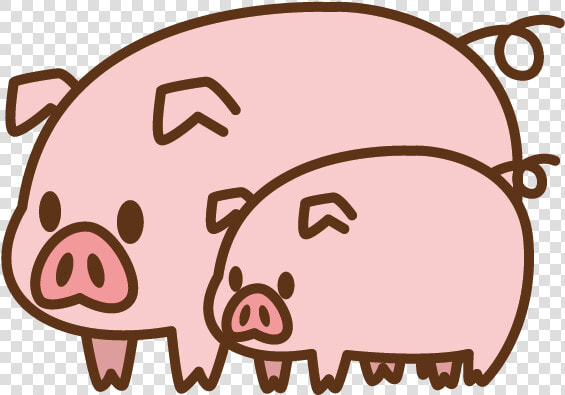 Domestic Pig Silhouette Clip Art   Silueta Cerdito Animada  HD Png DownloadTransparent PNG