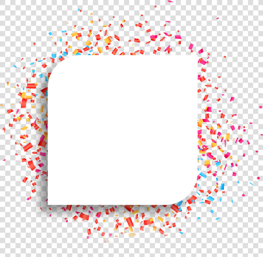  ftestickers  background  frame  confetti  cute  colorful   Circle  HD Png DownloadTransparent PNG